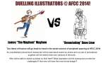 Duelling Illustrators @ AFCC 2014!